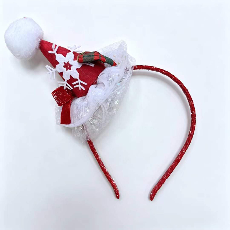 2026 New Christmas Hat Pannband med lampor