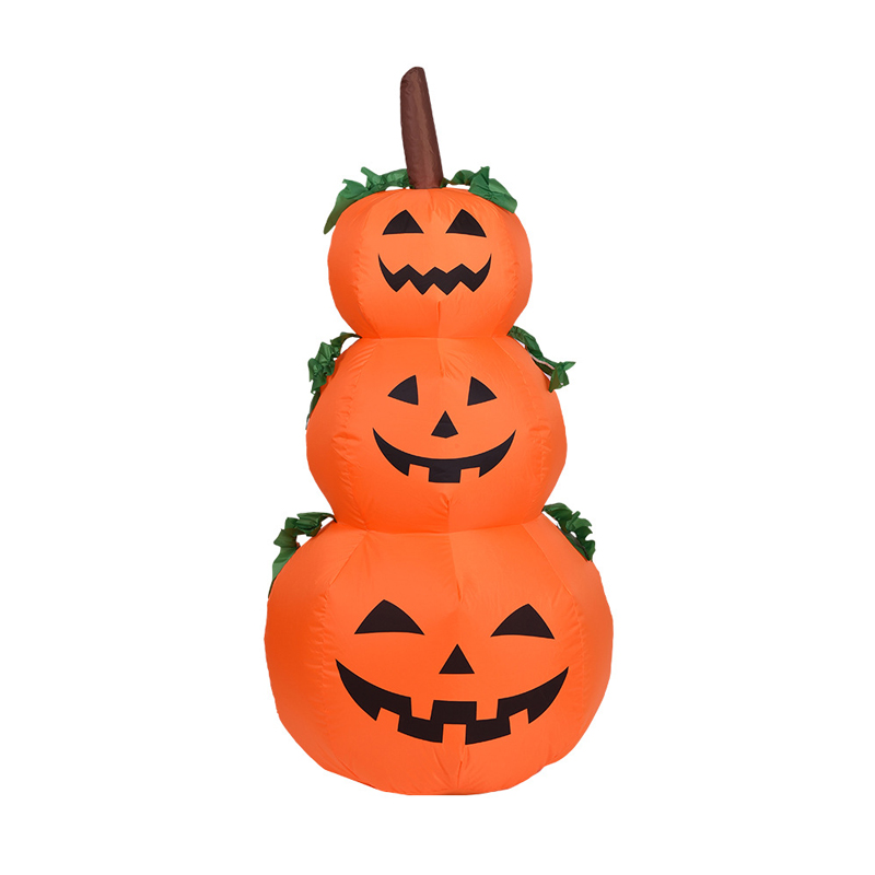 3 lager Halloween pumpa uppblåsbar