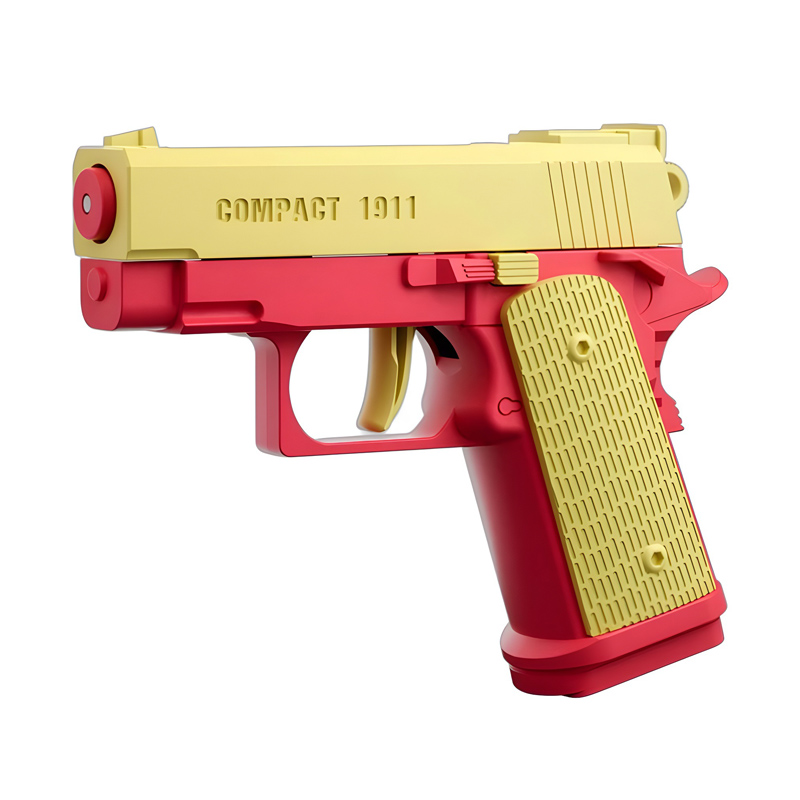 3D-tryckt pistol Lysande Mini Fidget Toy Water Gun