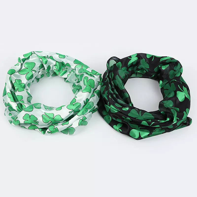 4 Leaf Clover St. Patrick's Day Infinity Scarf