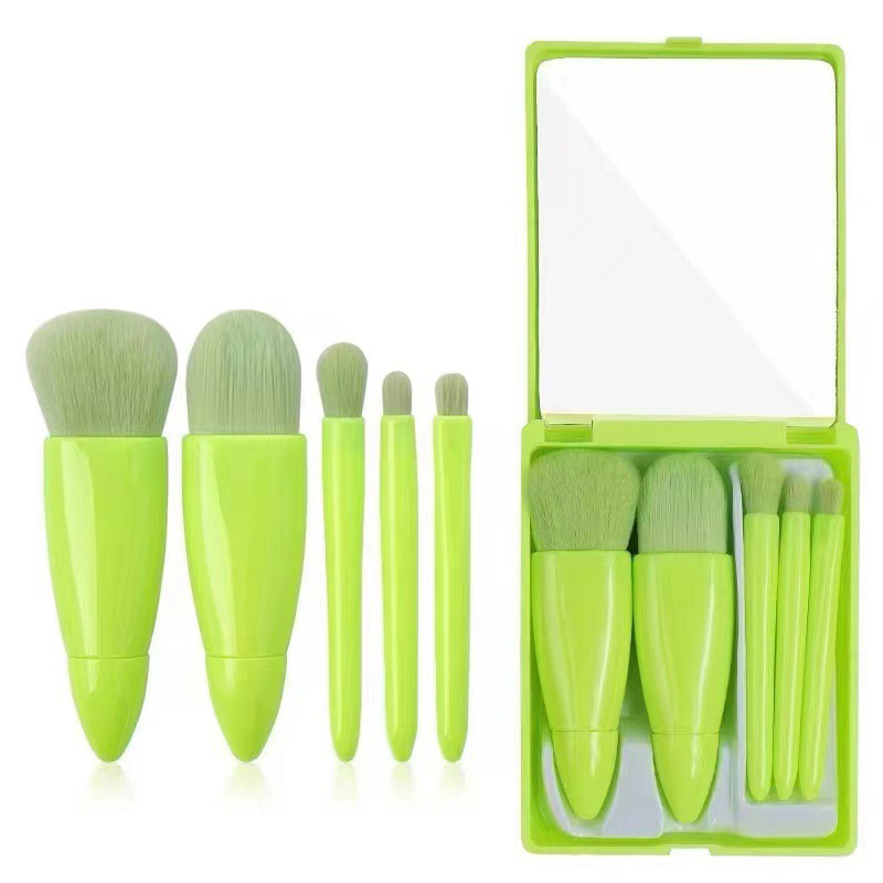 5 datorer Mini Makeup Brushes Kit