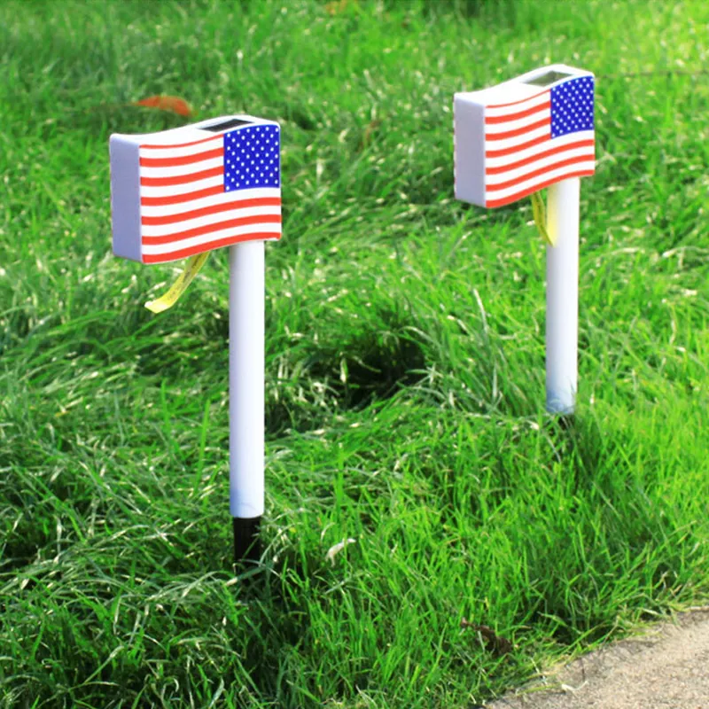 Amerikansk flagga Ground-in Outdoor Path Light