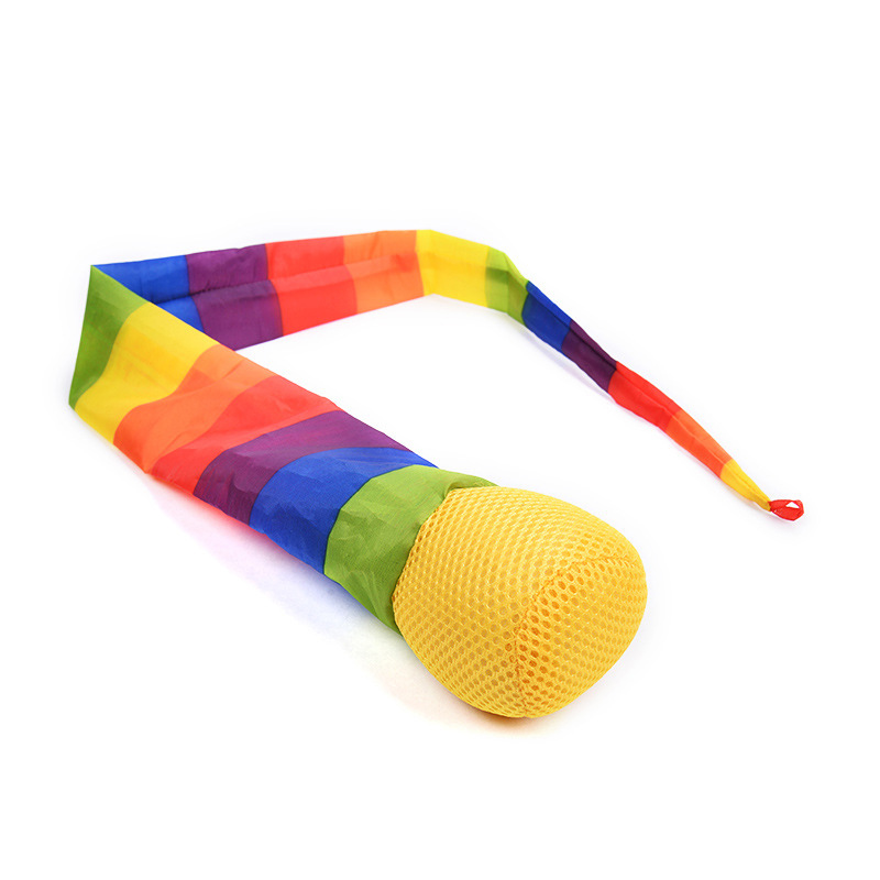 Barns sportleksaker rainbow tail ball toddler sensoriska