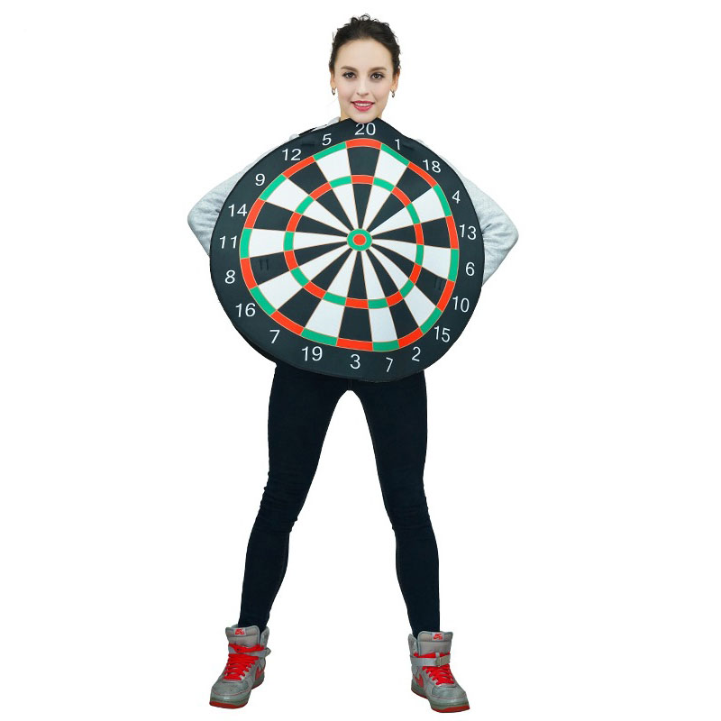 Dubbelsidig dartboardfestdräkt