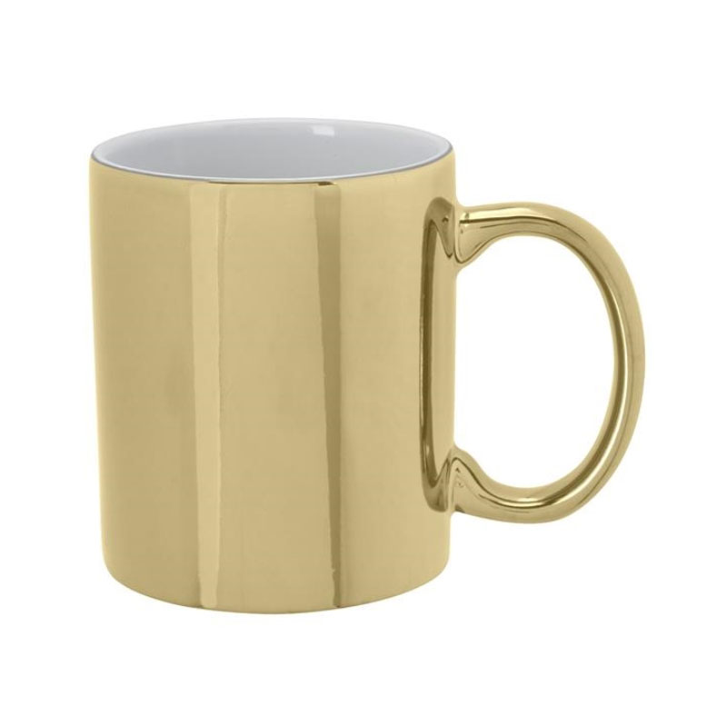 Guld färgar sublimation kaffemuggar