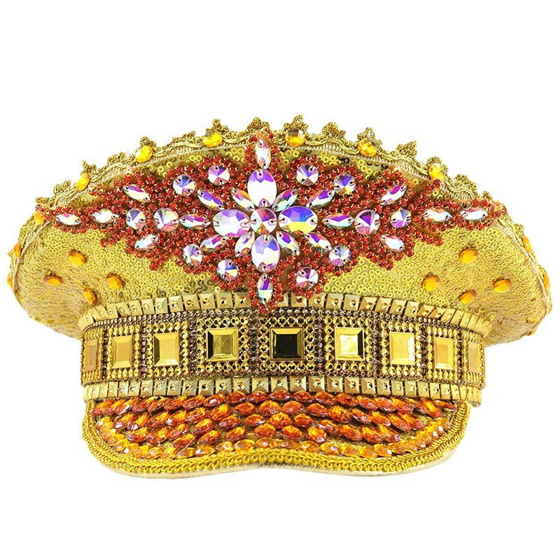 Guld paljett Carnival Party Hat