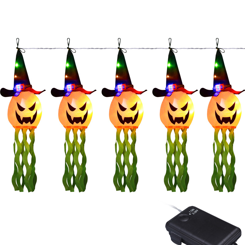 Halloween dekorationer led ljus sträng