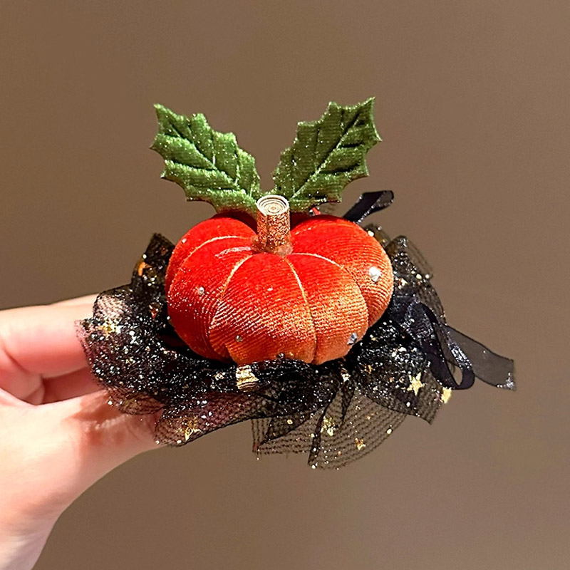 Halloween pumpa hårklämma