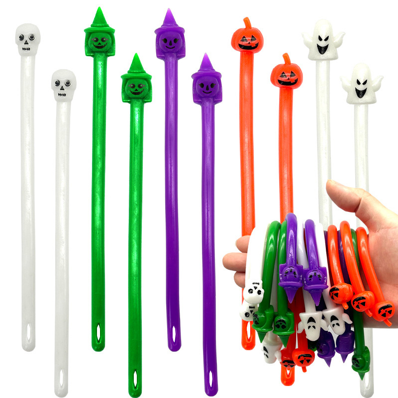 Halloween mjuk squishy stressavlastningsarmband