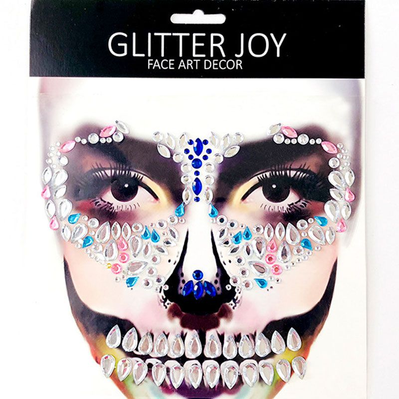 Face Sticker Tatuering Stickers För Halloween Face Sticker