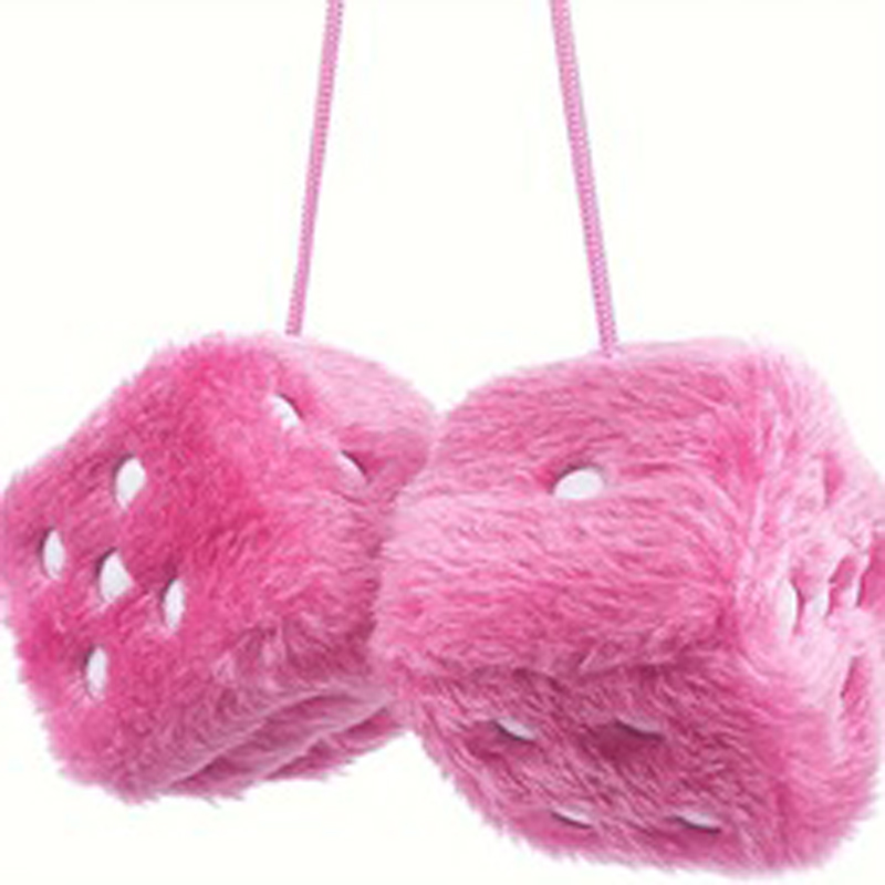 Fuzzy Plush Dice