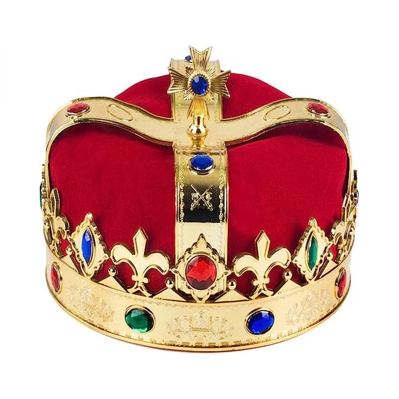 King Prince Dekoration Mode Plast King Crown Hat