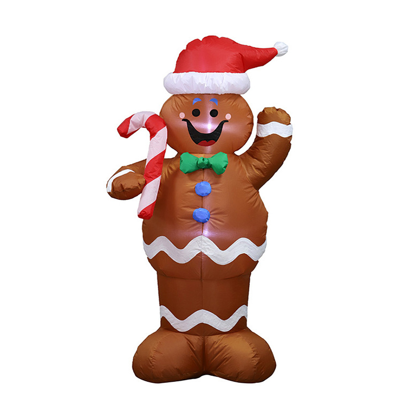 Ledde uppblåsbar jul pepparkakor man