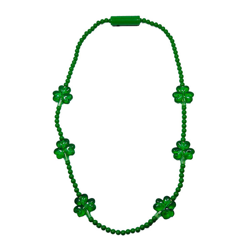 LED Shamrock Glow Halsband