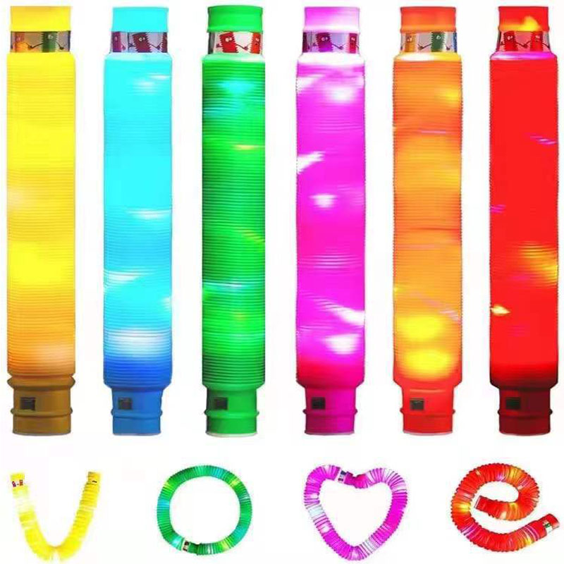 Lyser upp LED Pop Tubes Glow Sticks för barn