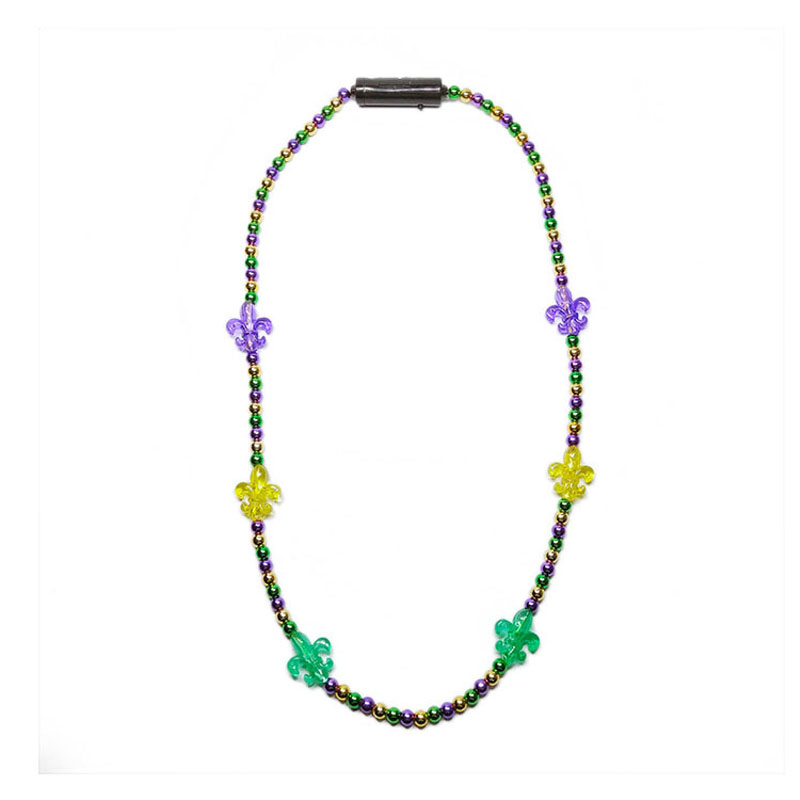 Lys upp Mardi gras Party LED Glödande pärlhalsband