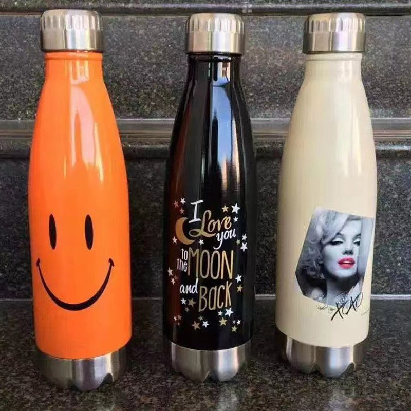 Utomhus 500 ml vattenflaska för vandring