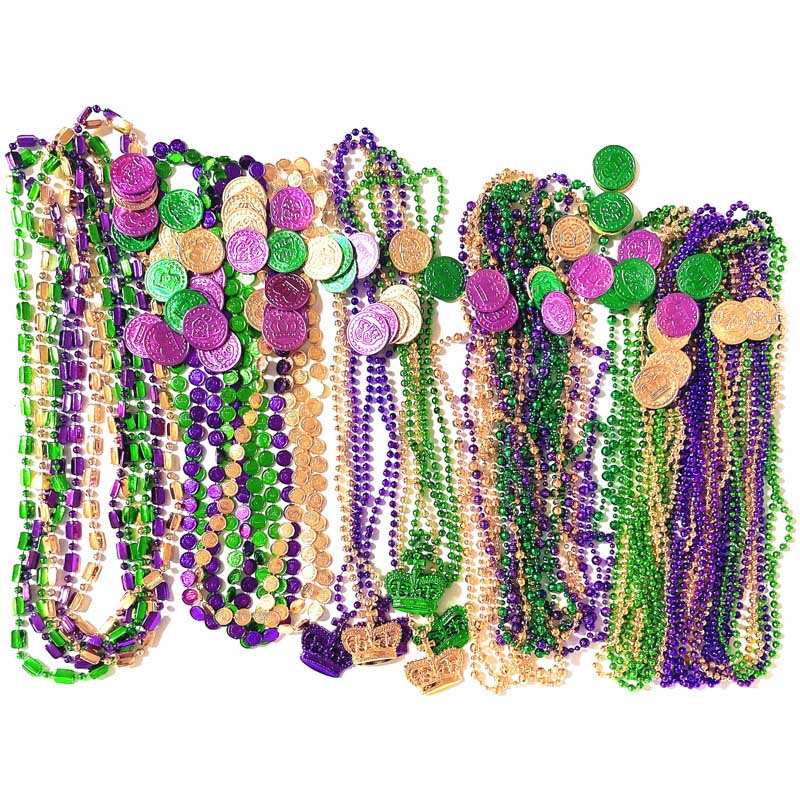 Party gynnar halsband Mardi Gras -dekorationer
