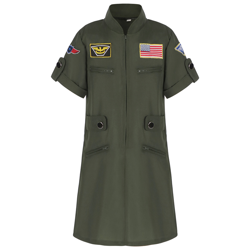 Pilot Cosplay jumpsuit kostym