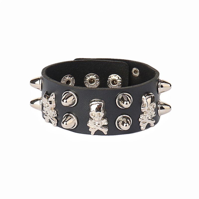 Punk manschett personligt armband armband