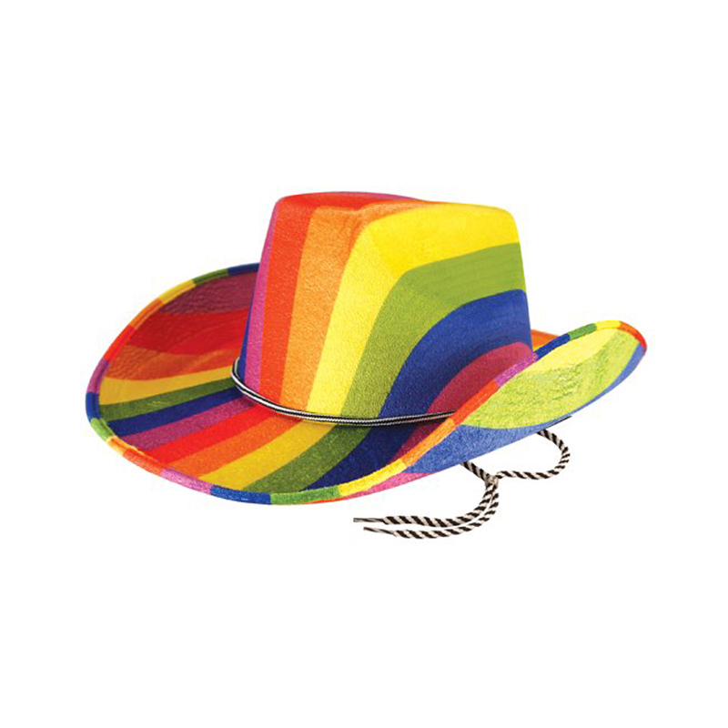 Regnbågskomposit kanariefågel EVA Cowboyhatt
