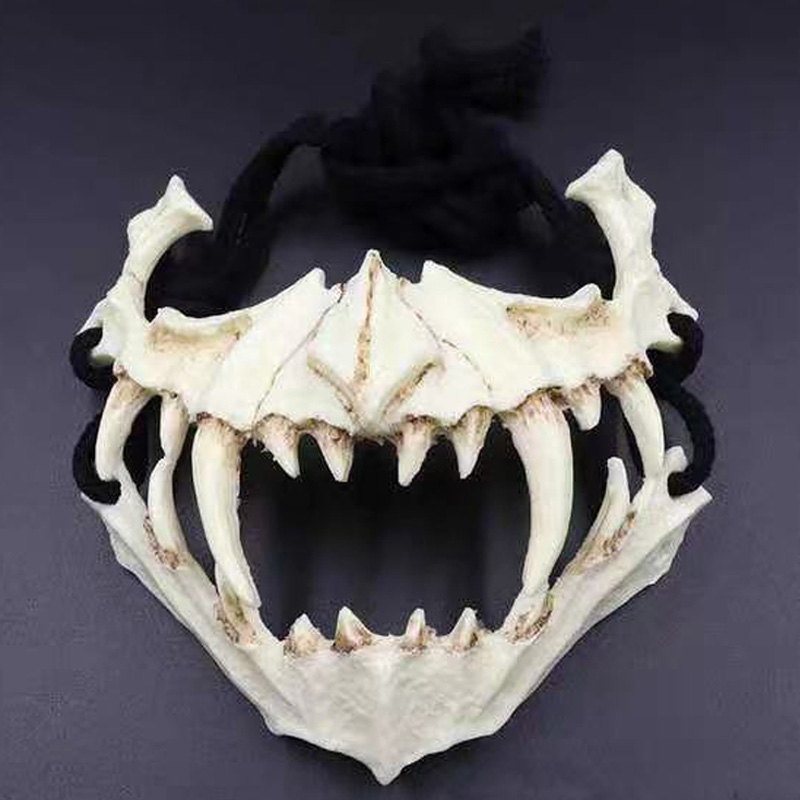 Skrämmande Cosplay Resin Mask