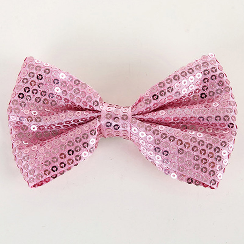 Paljetter bowtie för fest bowknot