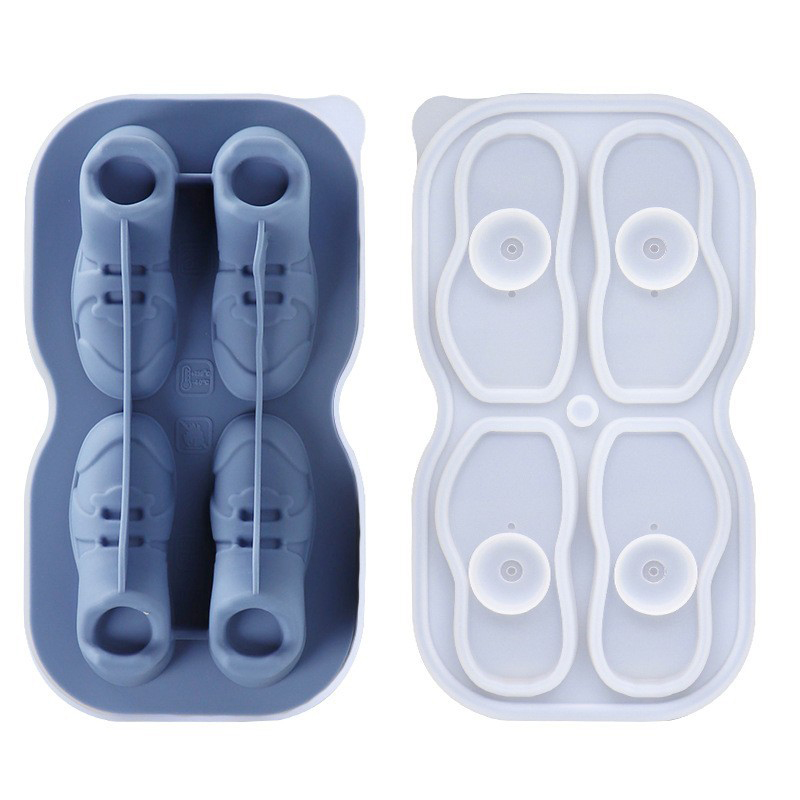 Silikonskor Shape 4 Ice Tray Slitstark