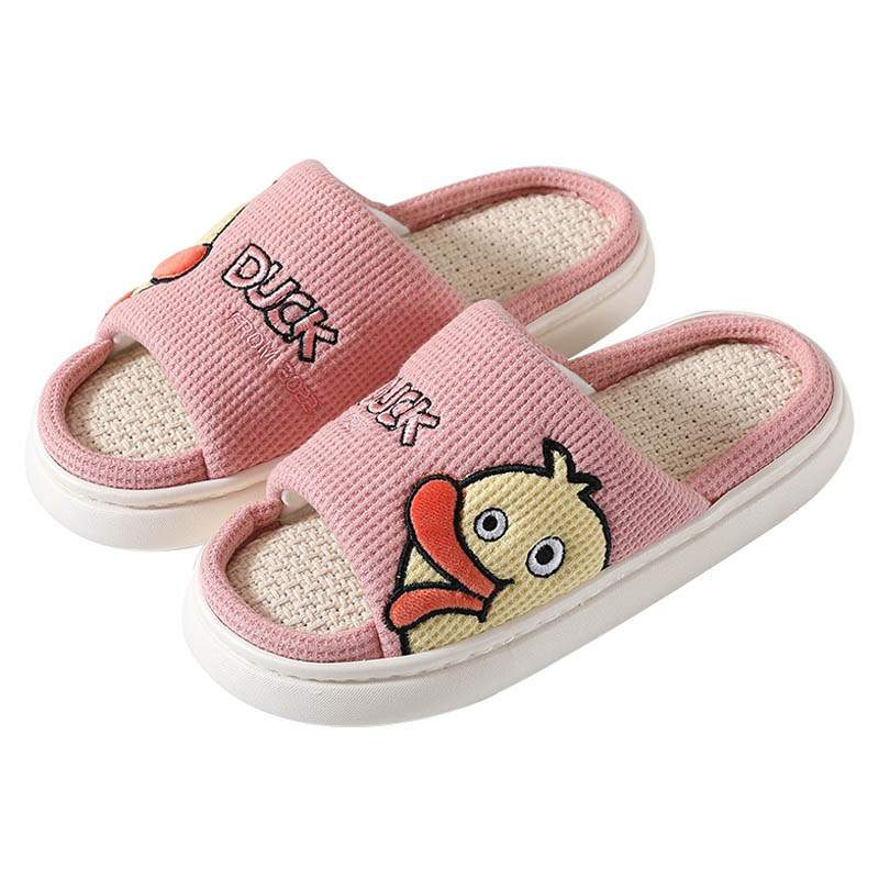 Sommar Baby Non-Slip mjuk botten bomull Tofflor