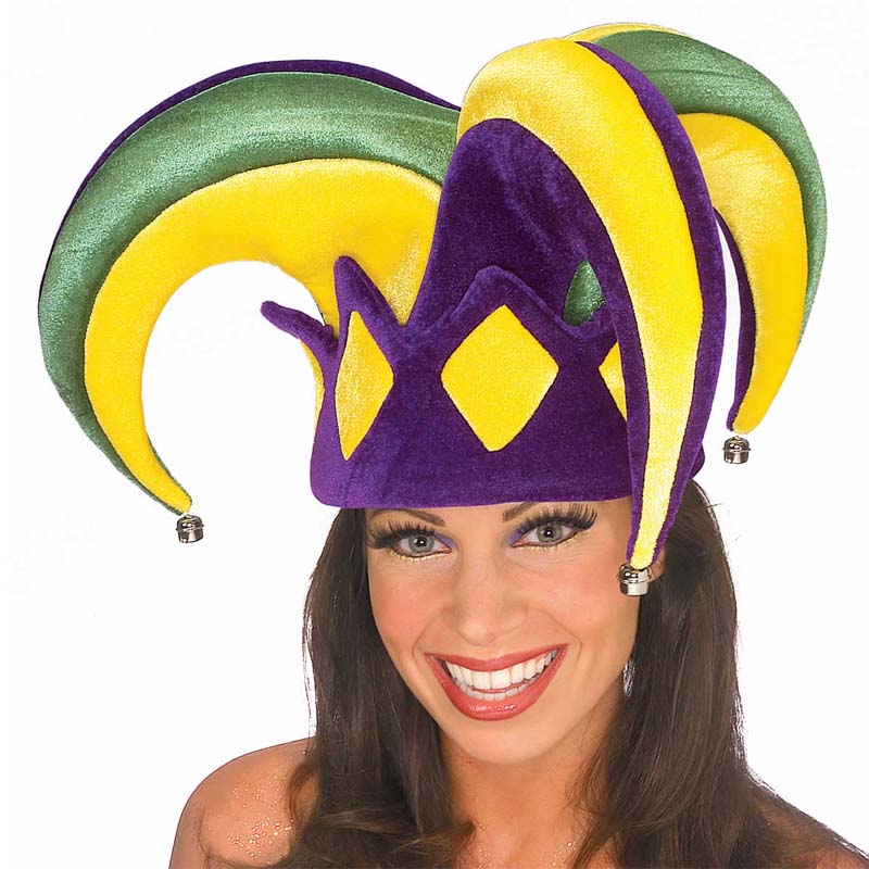 Venetiansk Mardi Gras Giant Jester Hat Partyhatt